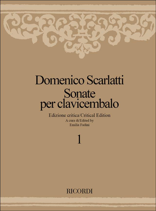 Sonate Per Clavicembalo - Volume 1 - Ed. Critica E. Fadini, softcover - pro cembalo